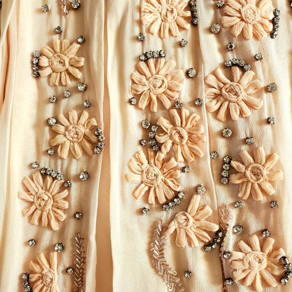 Jenny Yoo Collection Blaire Hand Embroidered/Embellished Dress in Blush … - Picture 9 of 16